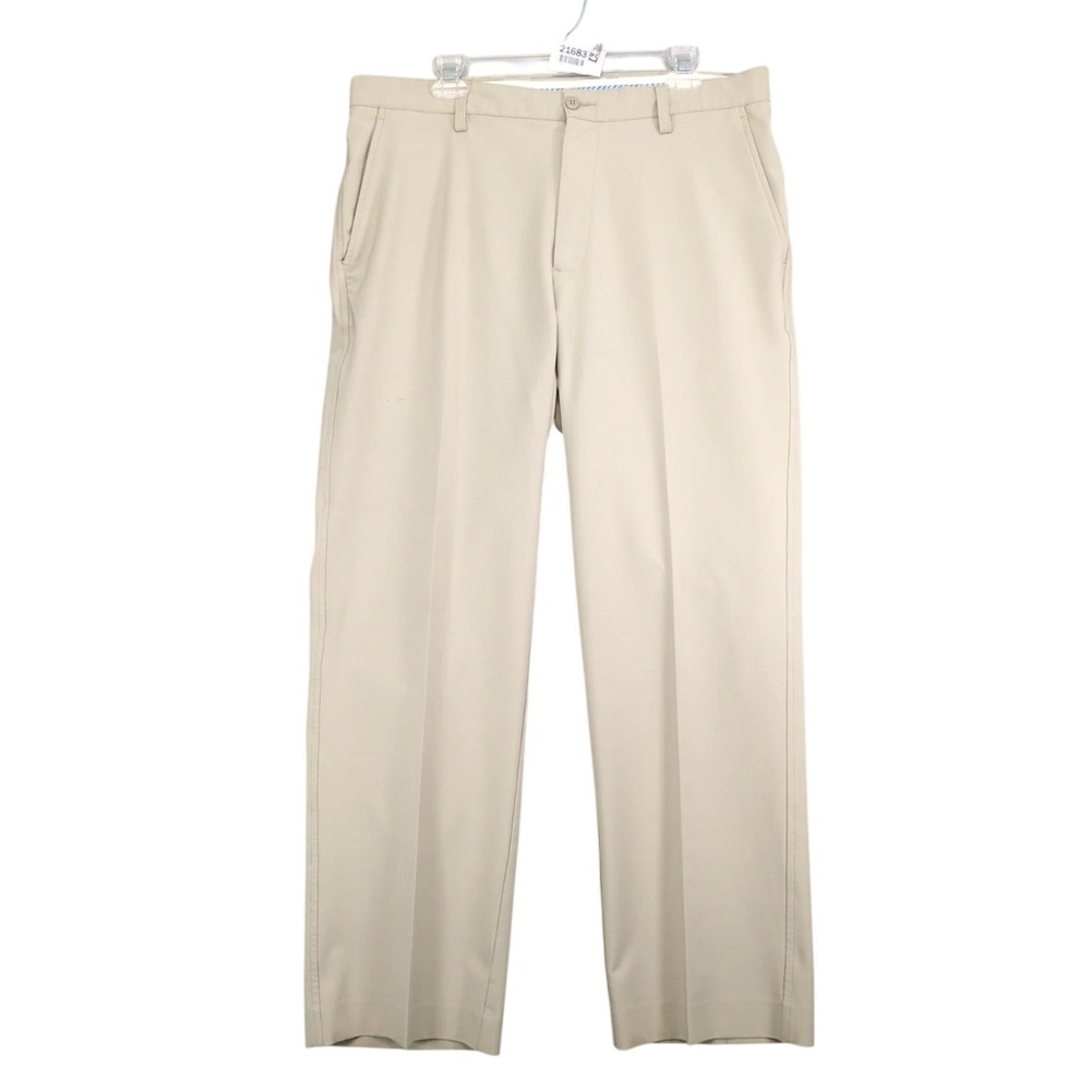 FootJoy Beige Khaki Pants Mens 36x30 Classic Stretch Golf Slacks‎ Performance